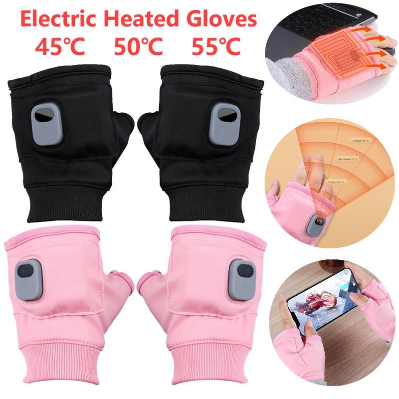 Comfort Warm Gloves Electric Winter Heating USB Rechargeable Smart Warm Winter Gloves For Skiing Cold Weather Driving Hiking