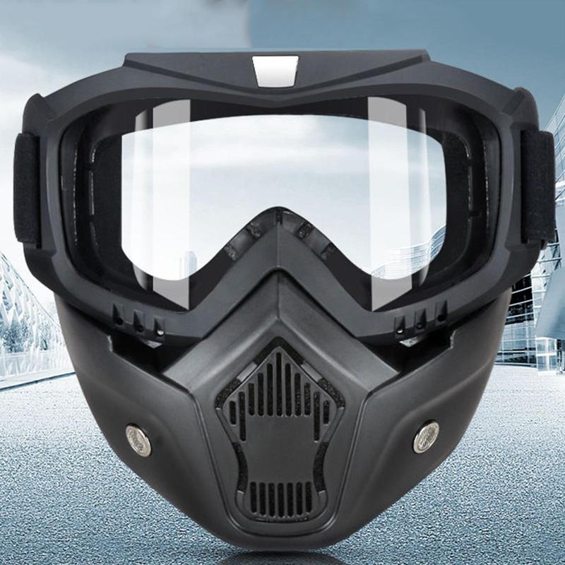 Motorbike Full Face Mask, Windproof Cycling Mask, Motorcycle Professional Mask for Men Women Outdoor