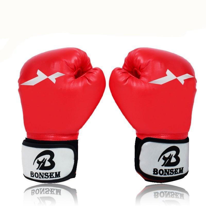 Boxing Gloves, 1 Pair PU Leather Boxing Punch Mitts, Professional Boxing Training Gloves, Martial Arts Training Gloves, for Men & Women