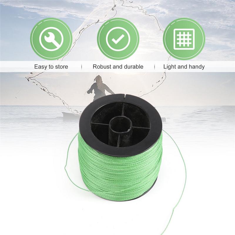 300M fishing line 100 LB 0.55mm Strong PE braid Green