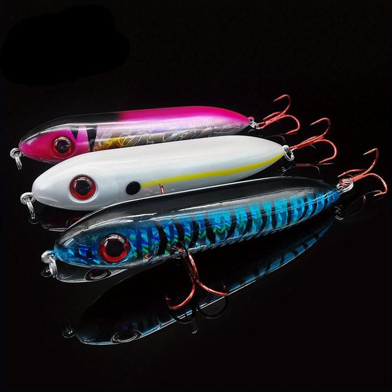 Floating Pencil Lure, 1 Count Long Casting Hard Bait, Bionic Fishing Lure for Freshwater, Outdoor Fishing Accessories