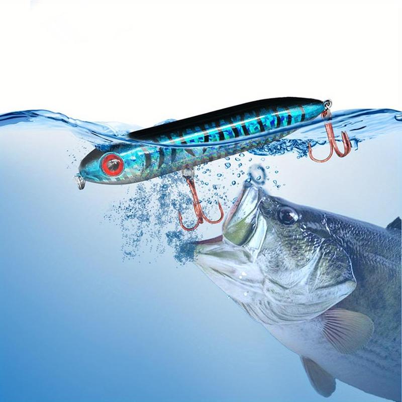 Floating Pencil Lure, 1 Count Long Casting Hard Bait, Bionic Fishing Lure for Freshwater, Outdoor Fishing Accessories