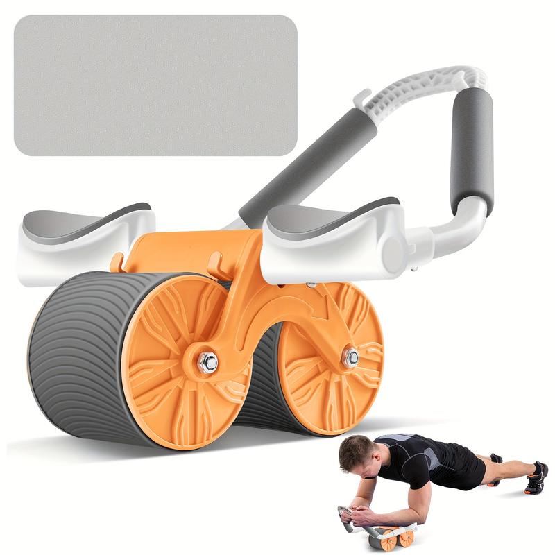 Elbow support automatic rebound abdominal wheel, abdominal exercise machine abdominal muscle roller, abdominal muscle training equipment, trolley core strengthening trainer fitness abdominal training rodeo core dumbbell set