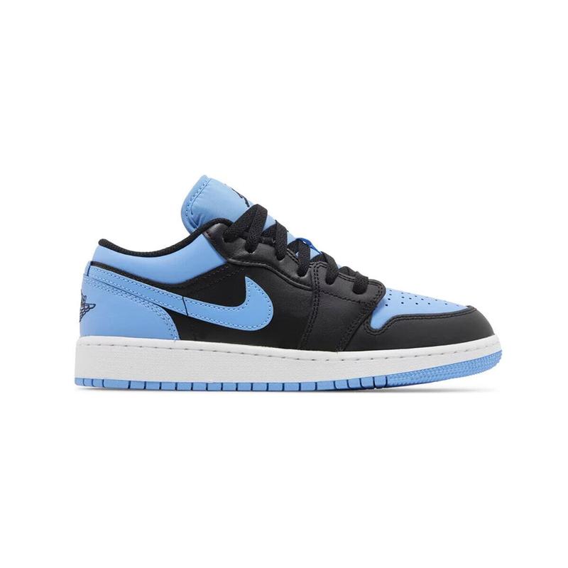 Jordan 1 Low Black Black-University Blue (553560 041)