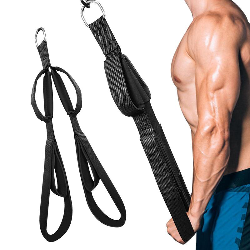 Adjustable Tricep Rope with Cable Attachment, High Pull-down Motion Handle, Multifunctional Gym Accessories for Home Gym