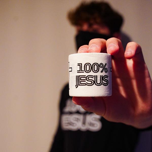 '100% JESUS' WRIST TAPE