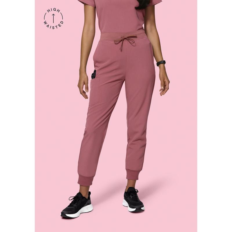 High Waisted Joggers Mauve