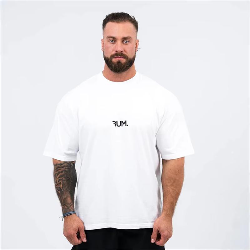 CBUM Workout T Shirts Oversized Raw CBUM Merch Camiseta Short Sleeve Tees Fitness Chris Bumstead THAVAGE Gym Clothing