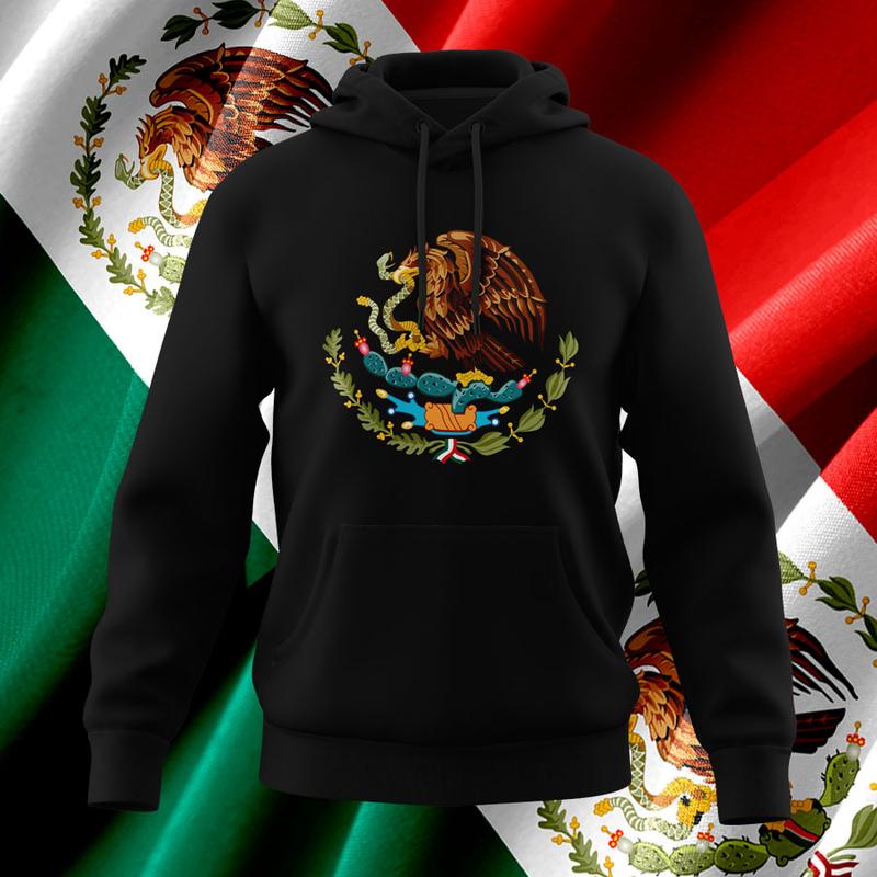 Mexico Black Hoodie