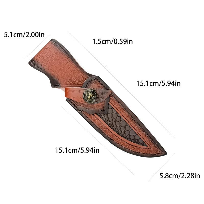 Portable Knife Sheath without Knife, 1 Count Outdoor Camping Knife Holster, Knife Storage Cover for Kitchen Bone Cutting