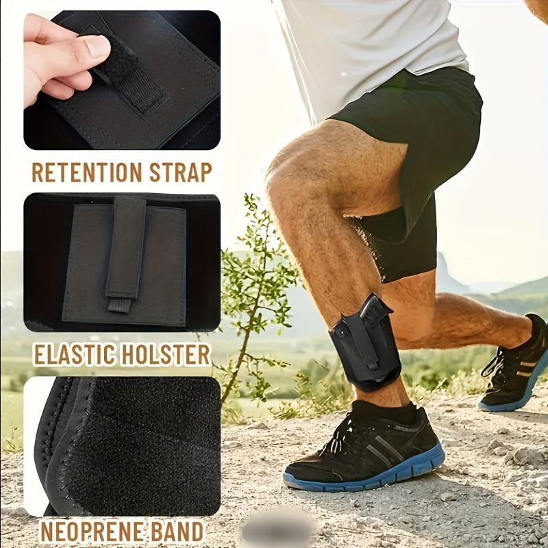 Quick holster Outdoor tactical leg hiding holster Elastic gaiter Invisible holster, convenient and convenient, concealed, unisex, outdoor gaiter holster