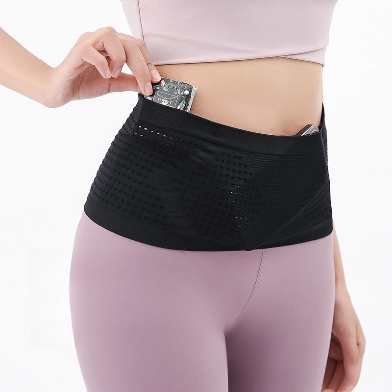 Seamless Running Belt, Sports Waist Pack, Mobile Phone Storage Bag, Suitable for Gym Fitness, Running, Jogging and Cycling, Outdoor Fitness