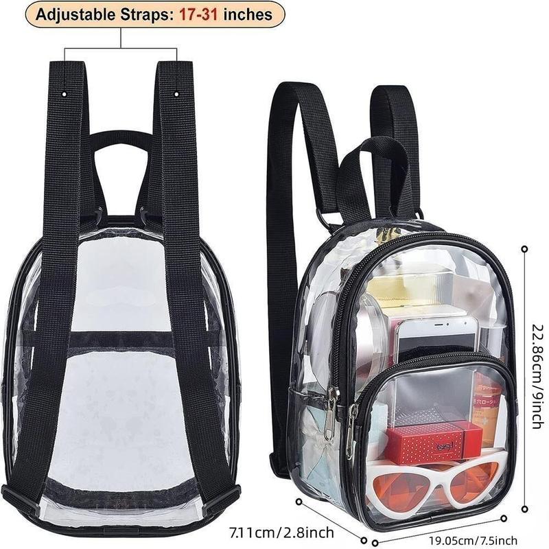 Clear Backpack, Mini Storage Bag for Concert & Sport Events, Waterproof Yoga Outdoor Sports Storage Bag, yogachallenge