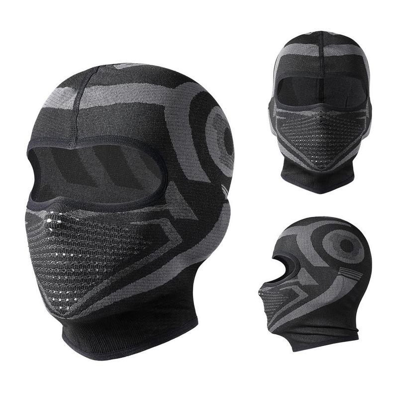 Balaclava Full Face Mask, High Elastic Breathable Full Face Mask, Women and Men Sports Hood Headwear, Comfortable Elastic Ski Mask for Outdoor Activities