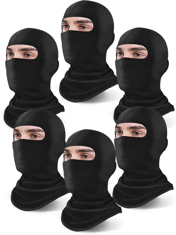 6 Pack Balaclava Ski Mask for Men Women, Full  Cover