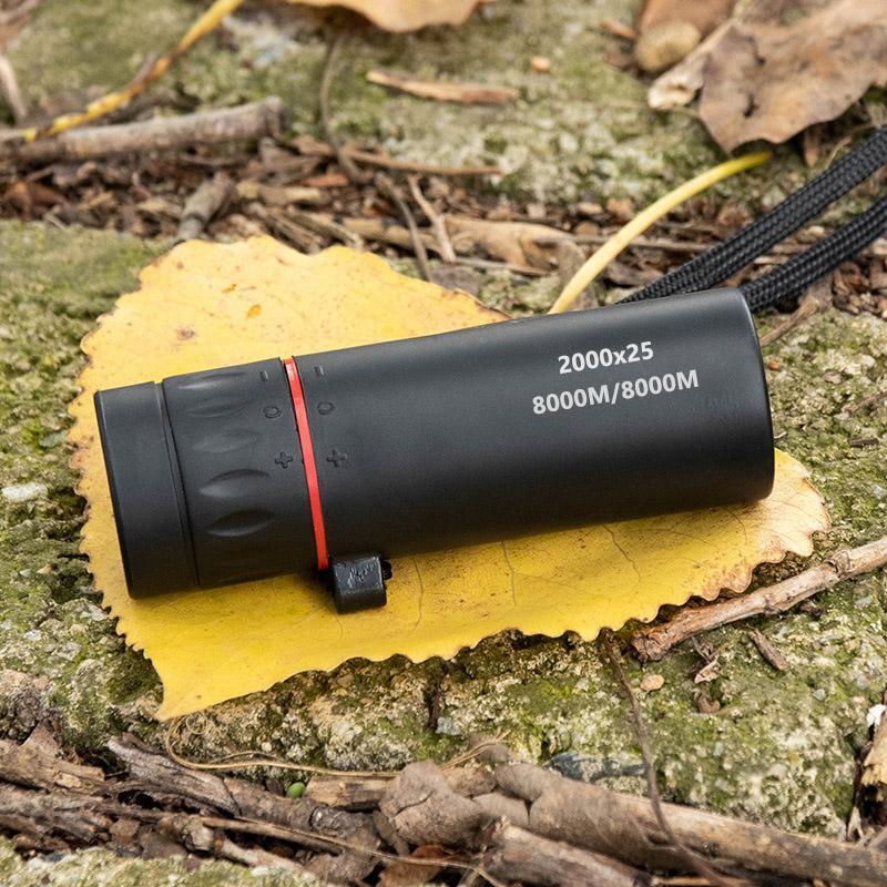 2000*25 Monocular, High Power Monocular, Night Vision Monocular for Smartphone, Monocular for Hunting Wildlife Bird Watching Travel Camping Hiking