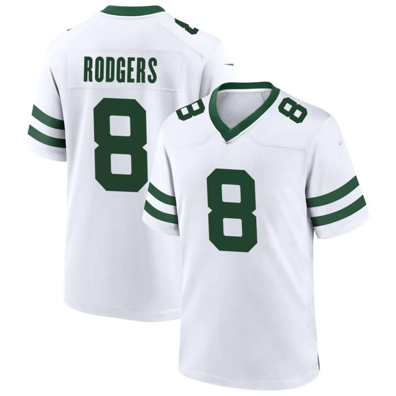 Rodgers #8 Jets Jersey, Wilson #17, Hall #20, Gardner #1, Williams #95 - Jets Limited Jersey - Personalized Jets Limited Edition Jersey