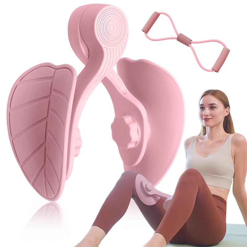 Thigh Master Thigh Exerciser, Hip & Inner Thigh Exercise Equipment, Pelvic Floor Muscle Trainer with Figure 8 Resistance Band for Arm Leg, Thigh Toner Kegel Exercise Products for Women