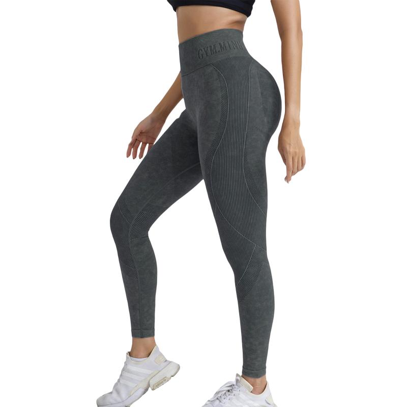 3 pack women's high waisted fitness leggings with compression and contraction, three in one butter soft yoga pants girl workout