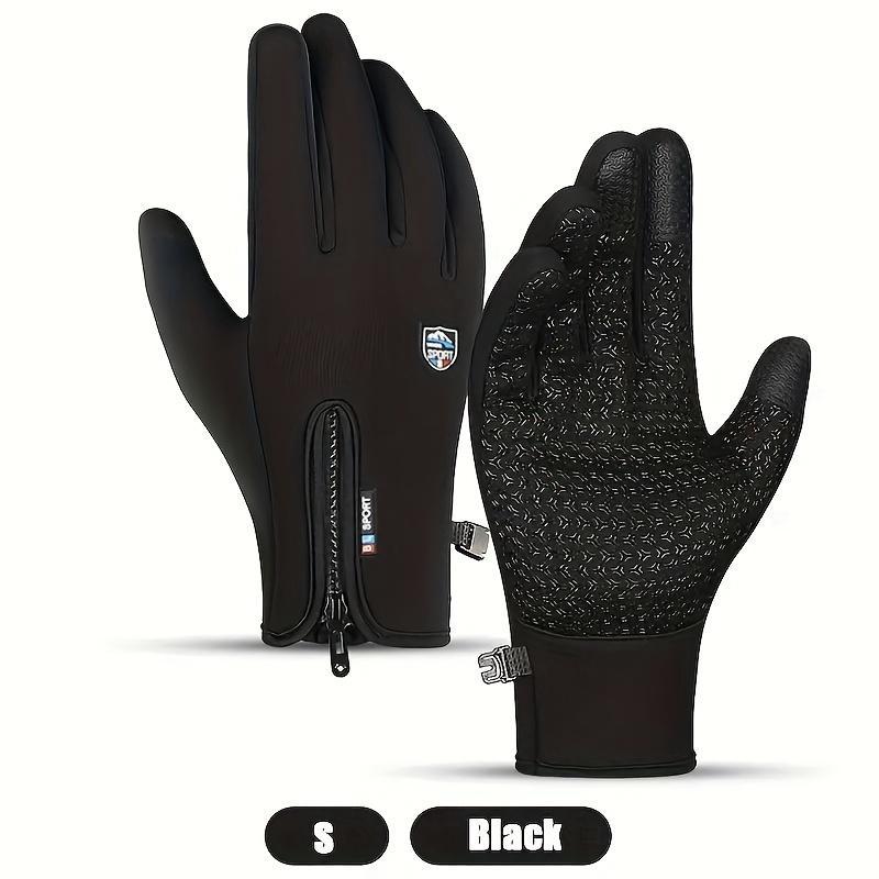 Winter Warmth Gloves - Cold & Windproof Outdoor Sports Gloves for Cycling, Skiing, Solo Travel - Touch Screen Compatible, Anti-slip, Waterproof, Unisex for Men and Women