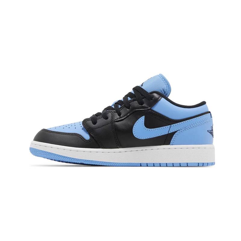 Jordan 1 Low Black Black-University Blue (553560 041)