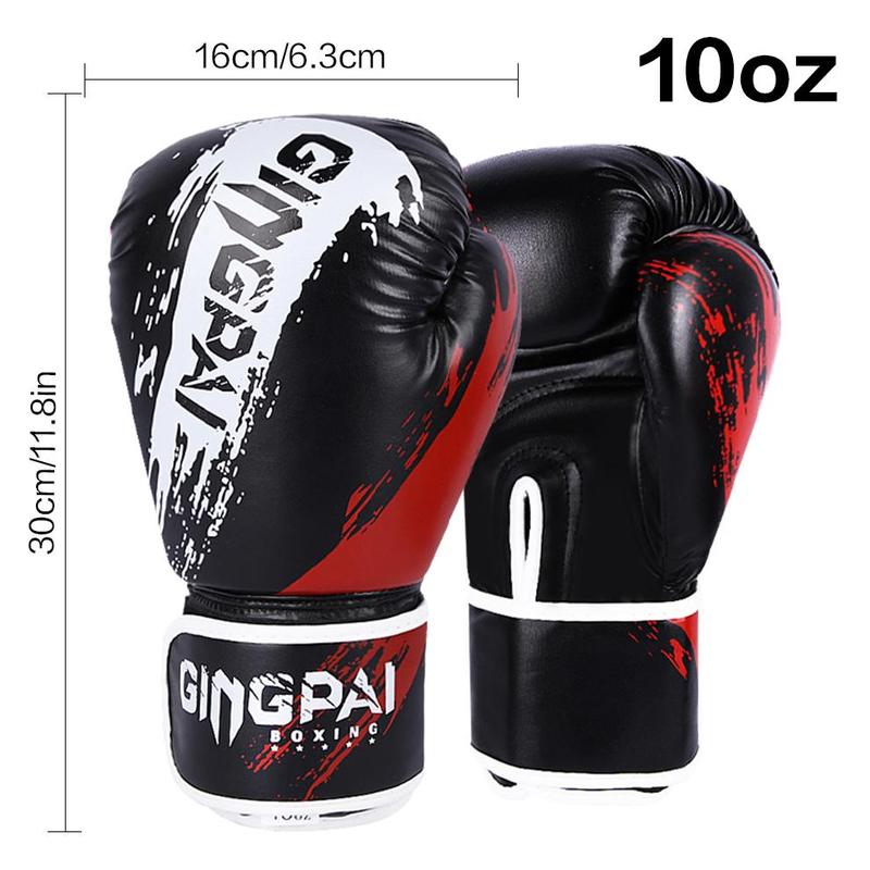 Breathable Boxing Gloves, 1 Pair Professional Boxing Gloves for Men & Women, Training Gloves for Boxing, Muay Thai, Kickboxing, Martial Arts