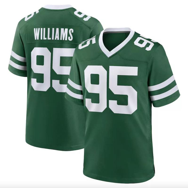 Rodgers #8 Jets Jersey, Wilson #17, Hall #20, Gardner #1, Williams #95 - Jets Limited Jersey - Personalized Jets Limited Edition Jersey