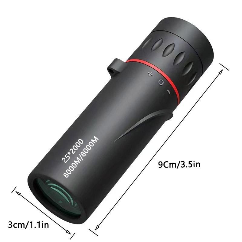 2000*25 Monocular, High Power Monocular, Night Vision Monocular for Smartphone, Monocular for Hunting Wildlife Bird Watching Travel Camping Hiking