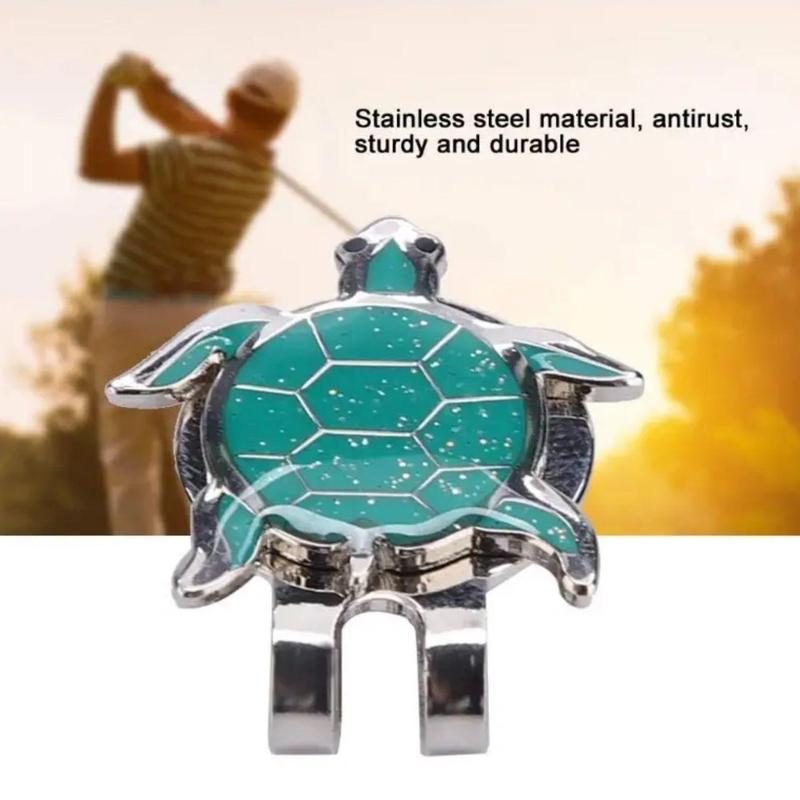 Tortoise Design Golf Hat Clip, 1 Count Magnetic Golf Ball Marker, Durable Stainless Steel Golf Fashion Sports Accessories Gift for Golf Lovers