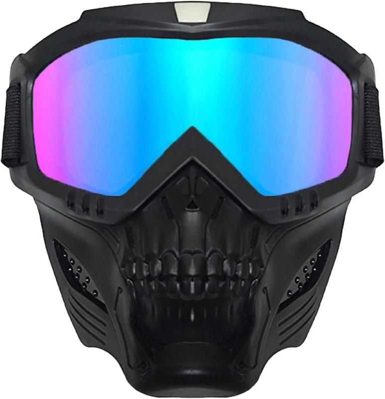 Cycling helmet, removable visor, removable goggles, airsoft mask, paintball mask, cycling, windproof, skiing                    