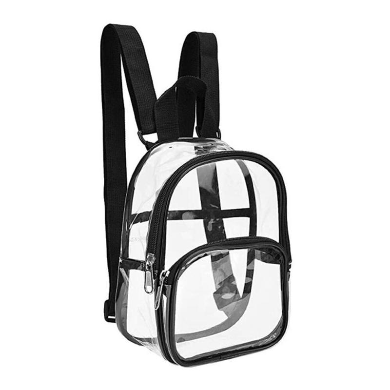 Clear Backpack, Mini Storage Bag for Concert & Sport Events, Waterproof Yoga Outdoor Sports Storage Bag, yogachallenge