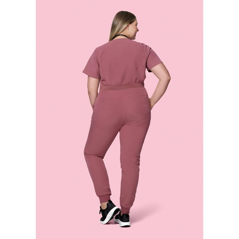 High Waisted Joggers Mauve