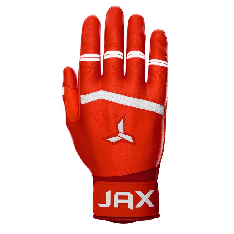 Jax Batting Gloves | Cherry Red | Pro Cuff