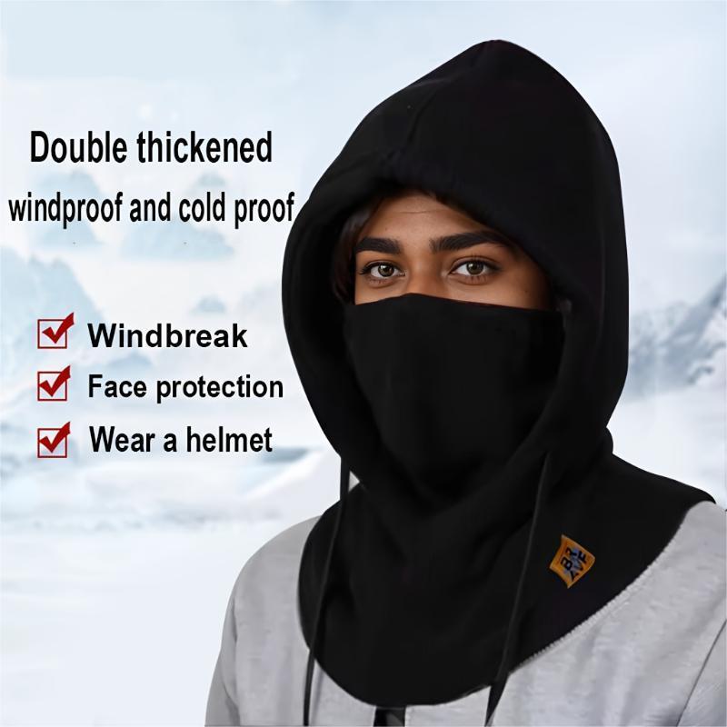 Balaclava Windproof Winter Face Mask Warm Fleece Ski Mask for Men and Women Cold Weather Face Covering Hooded Scarf for Motorcycle Riding Cycling