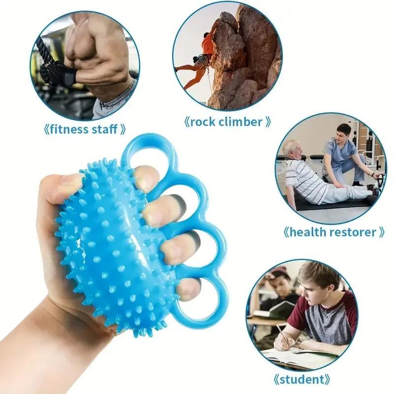 Hand Strength Ball, 1 Count Hand Grip Strength Training Ball, Finger Strength Training Ball, Portable Stress Relief Toy for Home Gym Office, Gift Ideas