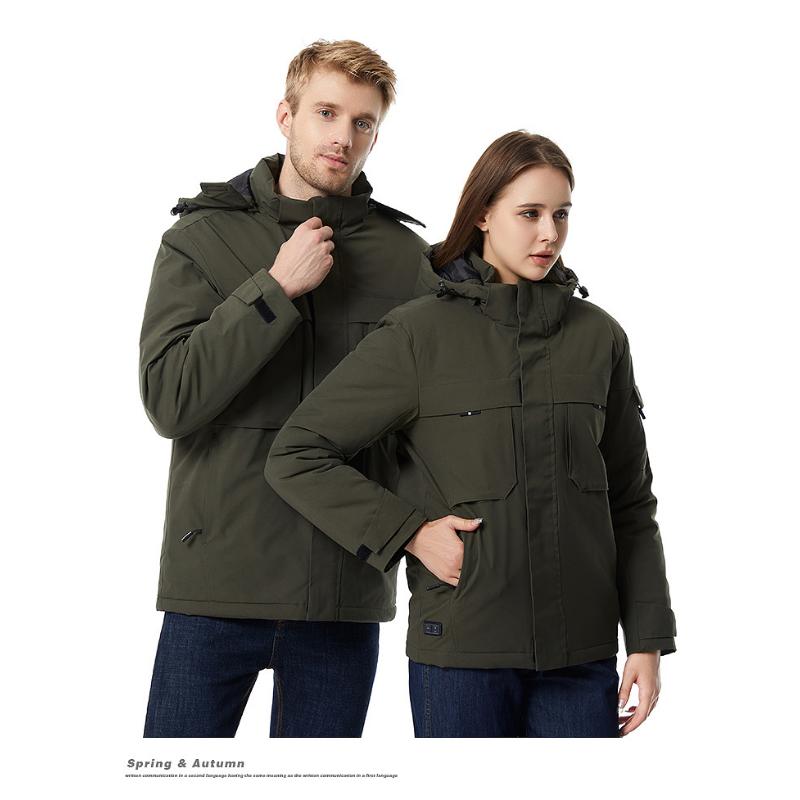 NEW 2025 Heating Cotton Clothing Couple's Jacket Smart Electric Heating Cotton Clothing Outdoor Mountaineering Heating Clothing