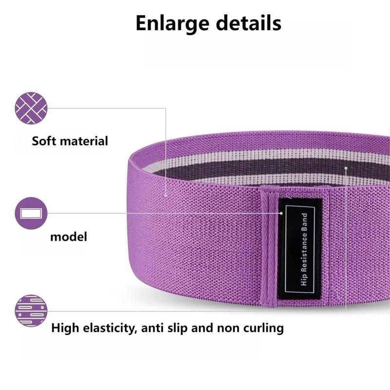 Resistance Band For Buttock And Leg, 1 Count Elastic Squat Exercise Band, Yoga Workout Band For Men And Women, Gymtok