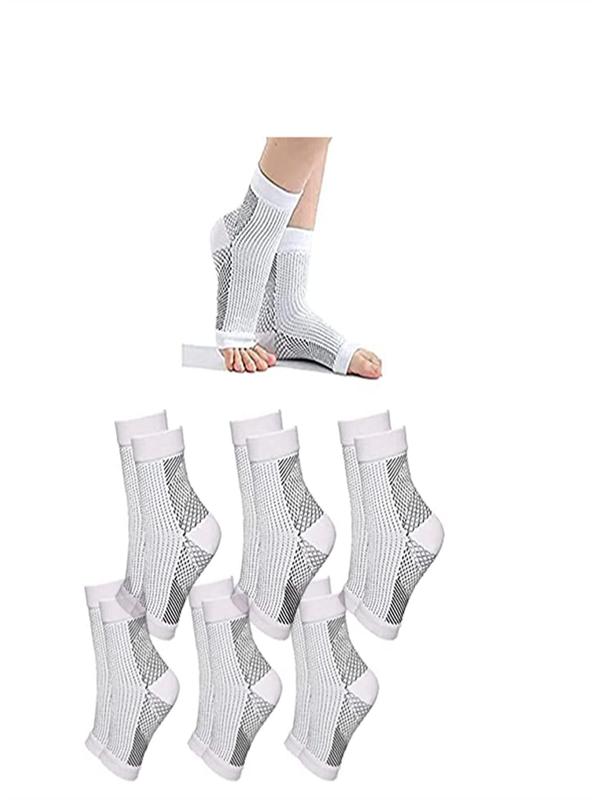 Unisex's Compression Ankle Support Brace, Breathable Sweat-absorbing Soft Anti-crack Socks, Sporty Athletic Socks for All Seasons