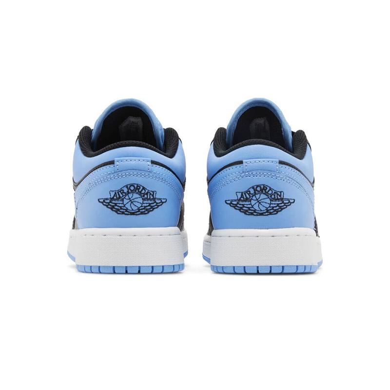 Jordan 1 Low Black Black-University Blue (553560 041)