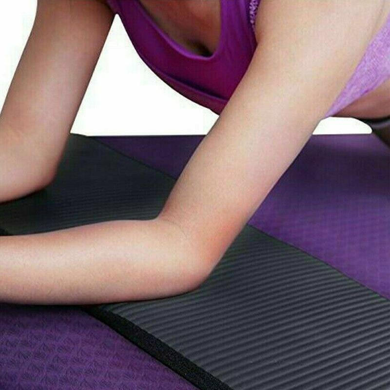 Non Slip Extra Thick 15mm Yoga Mat with Carrying Strap High Density Exercise Pad