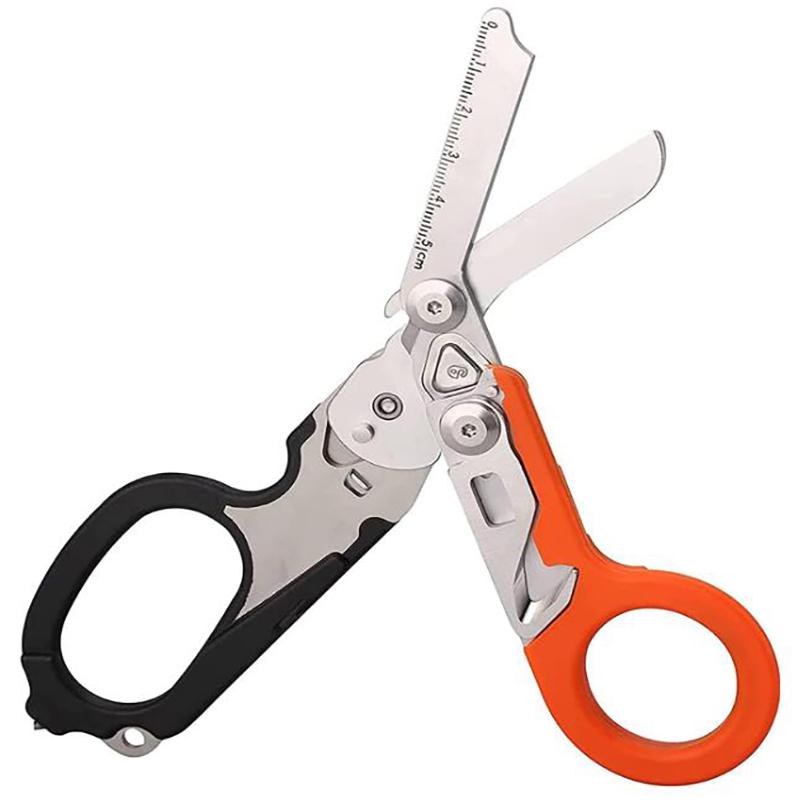 Multi-Function Tactical Scissors & Pliers – Portable Outdoor Survival Tool, Camping Kit with Tactical Medical Shears & Glow-in-the-Dark Features