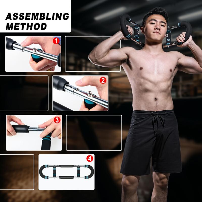 ARM Trainer, Adjustable Chest Expander, Arm Exerciser, Shoulder Muscle Training Fitness Equipment, Upper Body Strength Training Equipment, Portable Spring Resistance Home Fitness Equipment