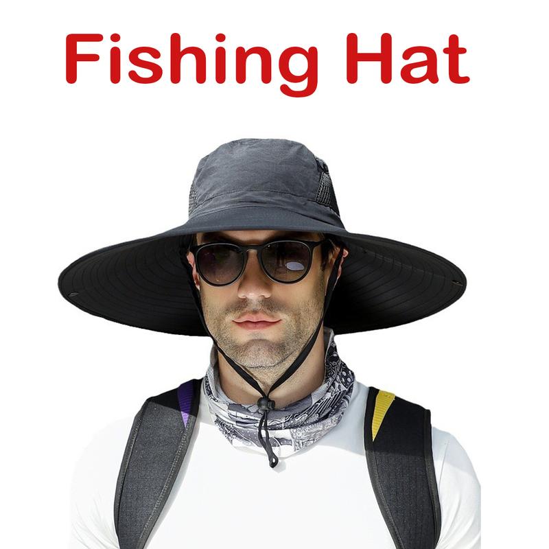 Fishing Hat Sun Hat One Size-Adjustable for Men Women Bucket Hat UV Protection for Fishing Hiking Gardening Camping