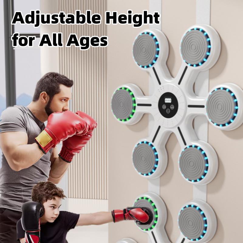 Music Boxing Machine, Smart Music Boxing Machine with Bluetooth, Home Wall-Mounted Training Gear, Boxing Training Punching Equipment, for Adults, Indoor Home and Gym