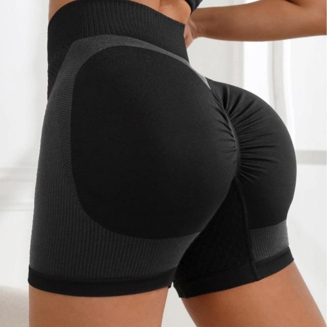 Sport Seamluxe Striped Print Wideband Waist Sports Shorts