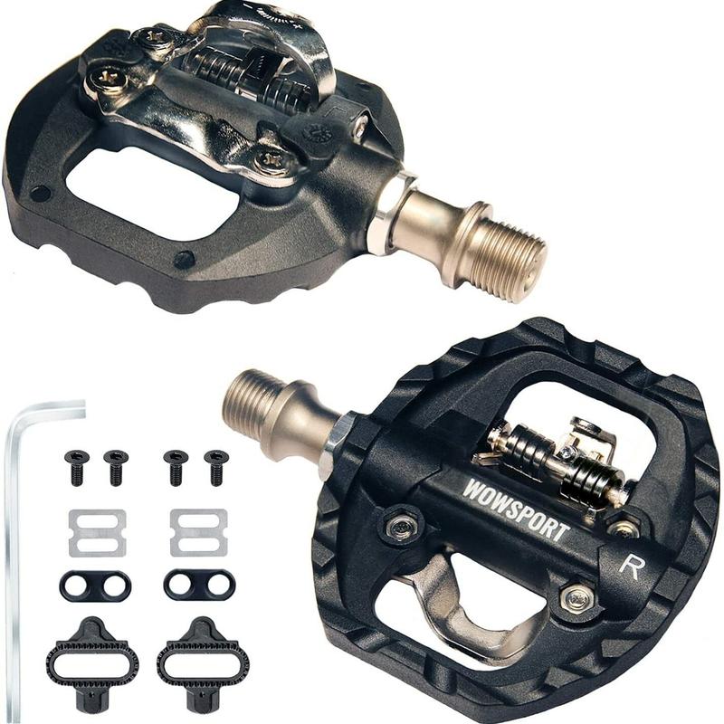 Mountain Bike MTB SPD Pedals Dual Sided Selflock Nonslip Compatible with Shimano