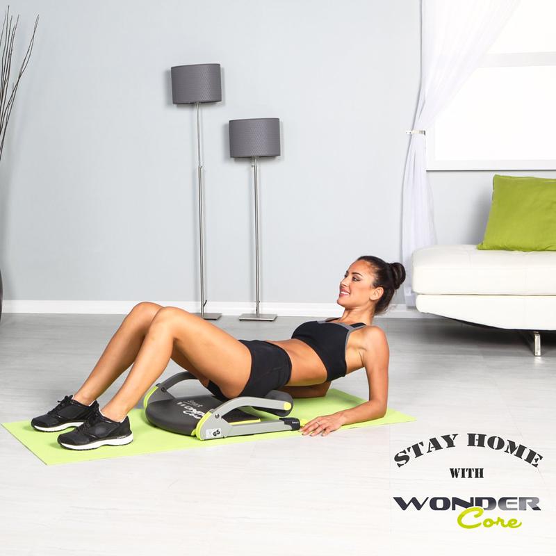 Wonder Core Smart Crunch Exercise Machine - Adjustable Resistance for Core Abs, Marline, 8-in-1 Multi-Purpose Workout, TUV Certified adjustable size