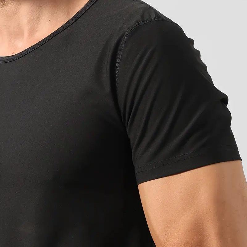 Sauna T-shirts, 1 Count Compression Sweat Enhancing T-shirts, Fitness Waist Cloth for Home Gym Room Dormitory Outdoor Sports