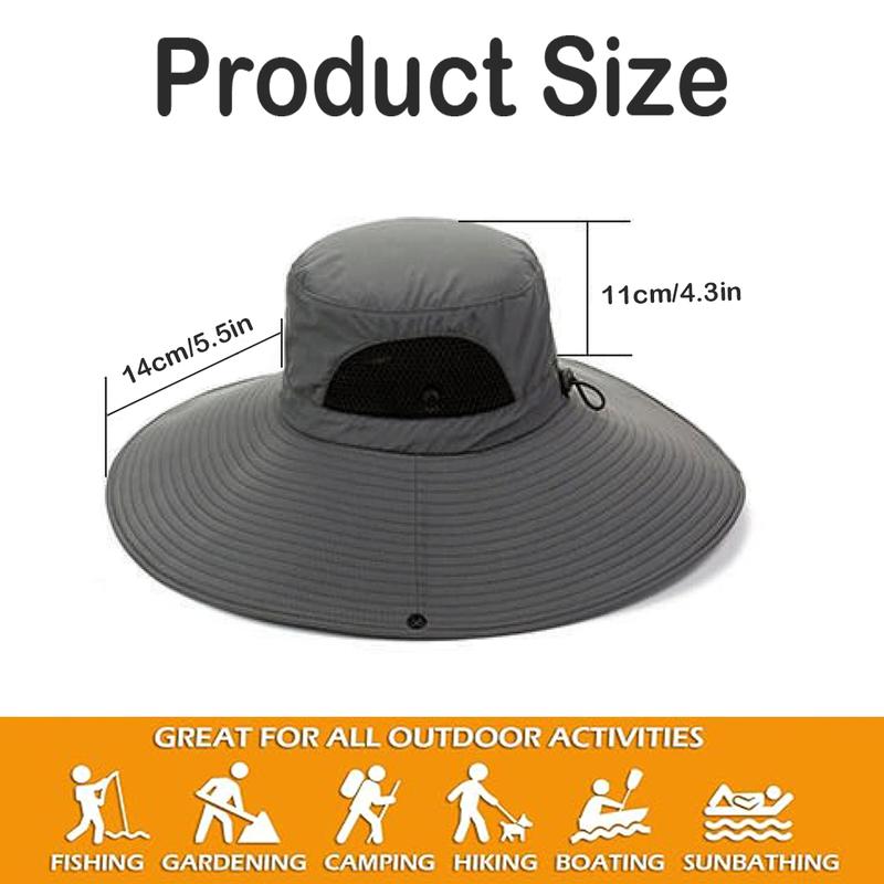 Fishing Hat Sun Hat One Size-Adjustable for Men Women Bucket Hat UV Protection for Fishing Hiking Gardening Camping