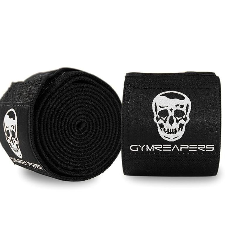 Knee Wraps (Pair) With Strap for Squats, Weightlifting, Powerlifting, Leg Press, and Cross Training - Flexible 72